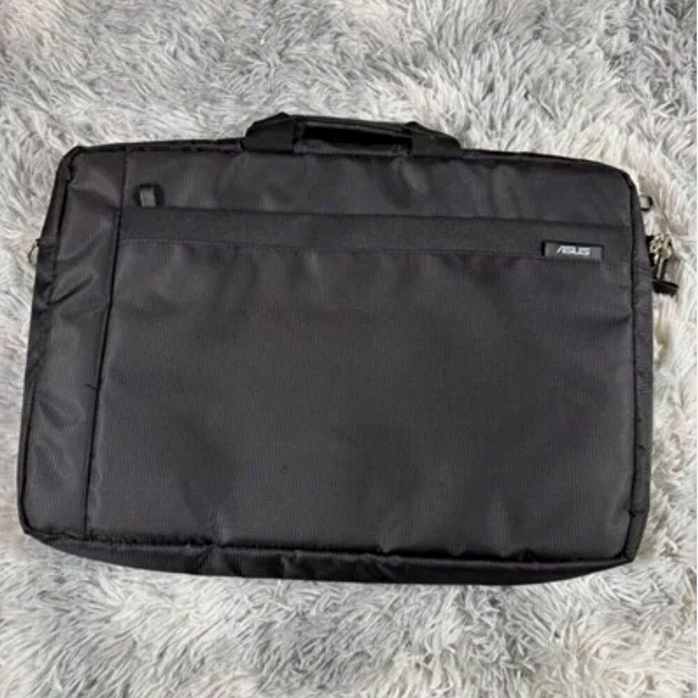 ASUS Padded Nylon Black 15 in Laptop Briefcase Shoulder Strap Universal